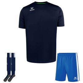 Erima Trikotsatz Liga Herren Damen 3-teilig Trikot Fussball Short Stutzenstrumpf
