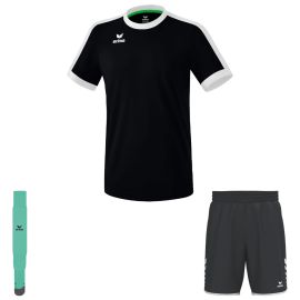 Erima Trikotsatz Retro Star Kinder 3-teilig Fussball Trikot Shorts Sockenstutzen