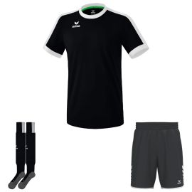 Erima Trikotsatz Retro Star Kinder 3-teilig Fussball Trikot Shorts Stutzenstrumpf