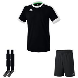 Erima Trikotsatz Retro Star Kinder 3-teilig Fussball Trikot Trainingsshort Stutzenstrumpf