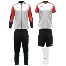 Jako Dynamic Fussball Jacken Set Kinder 5-teilig Polyesterjacke Polyesterhose T-Shirt Trainingsshorts Sockenstutzen