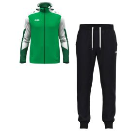 Jako Dynamic Trainingsanzug Set Kinder 2-teilig Trainingsjacke mit Kapuze Sweathose mit Bündchen
