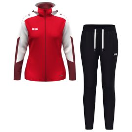 Jako Dynamic Trainingsanzug Set Damen 2-teilig Trainingsjacke mit Kapuze Sweathose