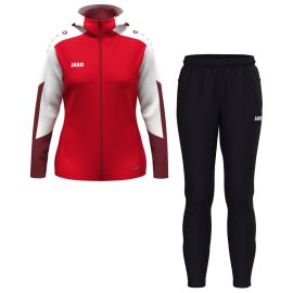 Jako Dynamic Trainingsanzug Set Damen 2-teilig Trainingsjacke mit Kapuze Trainingshose