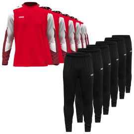 Jako Dynamic Trainingstop Satz Herren Damen 2-teilig Longsleeve Trainingshose