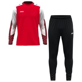 Jako Dynamic Trainingstop Set Herren Damen 2-teilig Longsleeve Trainingshose