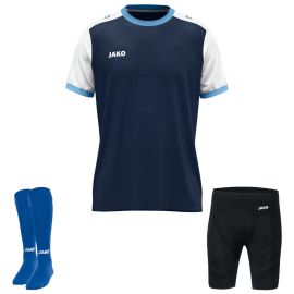 Jako Dynamic Trikotsatz Herren Damen 3-teilig Trikot Unterziehhose kurz Sockenstutzen