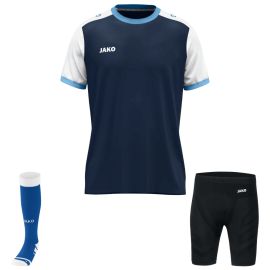 Jako Dynamic Trikotsatz Herren Damen 3-teilig Trikot Unterziehhose kurz Sockenstutzen