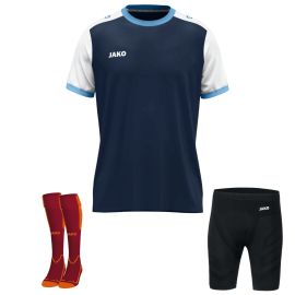 Jako Dynamic Trikotsatz Herren Damen 3-teilig Trikot Unterziehhose kurz Stutzenstrumpf