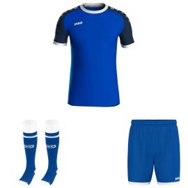Jako Iconic Trikotsatz Herren Damen 3-teilig Fussball Trikot Shorts Stutzenstrumpf