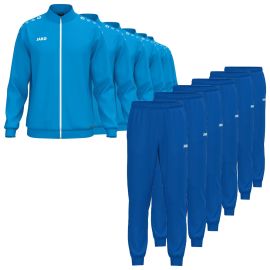 Jako One Polyesteranzug Satz Herren Damen 2-teilig Polyesterjacke Polyesterhose