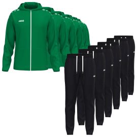 Jako One Trainingsanzug Satz Herren Damen 2-teilig Trainingsjacke mit Kapuze Sweathose
