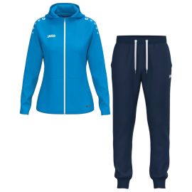 Jako One Trainingsanzug Set Herren Damen 2-teilig Damen Trainingsjacke mit Kapuze Sweathose mit Bündchen