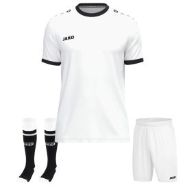 Jako One Trikotsatz Herren Damen 3-teilig Trikot Fussball Short mit Innenslip Stutzenstrumpf