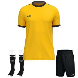 Jako One Trikotsatz Kinder 3-teilig Trikot Fussball Short mit Innenslip Stutzenstrumpf