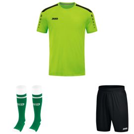 Jako Power Trikotsatz Kinder 3-teilig Fussball Trikot Fussball Short mit Innenslip Stutzenstrumpf