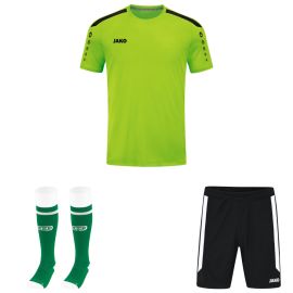 Jako Power Trikotsatz Damen 3-teilig Fussball Trikot Short Stutzenstrumpf