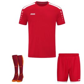Jako Power Trikotsatz Herren 3-teilig Fussball Trikot Shorts Stutzenstrumpf