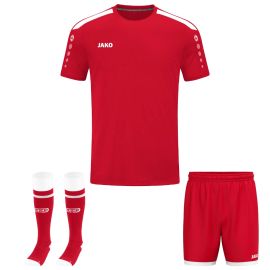 Jako Power Trikotsatz Herren 3-teilig Fussball Trikot Shorts Stutzenstrumpf