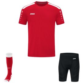 Jako Power Trikotsatz Herren 3-teilig Fussball Trikot Unterziehhose kurz Sockenstutzen