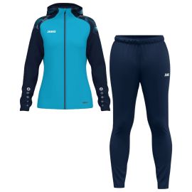Jako Sonic Trainingsanzug Set Herren Damen 2-teilig Damen Trainingsjacke mit Kapuze Damen Trainingshose