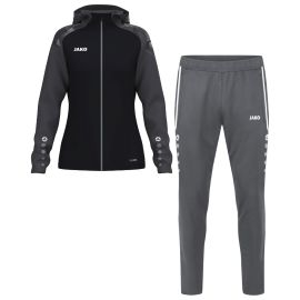 Jako Sonic Trainingsanzug Set Herren Damen 2-teilig Damen Trainingsjacke mit Kapuze Trainingshose