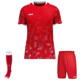 Jako Sonic Trikotsatz Herren Damen 3-teilig Trikot Fussball Short mit Innenslip Sockenstutzen