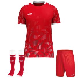 Jako Sonic Trikotsatz Herren Damen 3-teilig Trikot Fussball Short mit Innenslip Stutzenstrumpf
