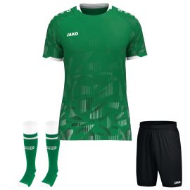 Jako Sonic Trikotsatz Kinder 3-teilig Trikot Fussball Short mit Innenslip Stutzenstrumpf