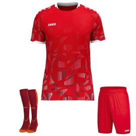 Jako Sonic Trikotsatz Herren Damen 3-teilig Trikot Fussball Short Stutzenstrumpf