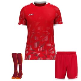 Jako Sonic Trikotsatz Herren Damen 3-teilig Trikot Shorts Stutzenstrumpf