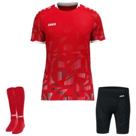Jako Sonic Trikotsatz Herren Damen 3-teilig Trikot Unterziehhose kurz Sockenstutzen