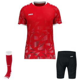 Jako Sonic Trikotsatz Herren Damen 3-teilig Trikot Unterziehhose kurz Sockenstutzen