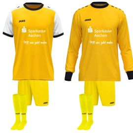 Jako Sparkasse Aachen Fußball Dynamic Kinder 6-teilig Trikot Fussball Short Sockenstutzen Torwarttrikot Shorts Sockenstutzen