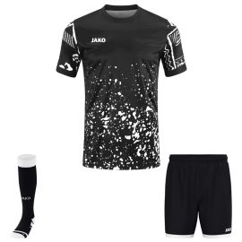 Jako Trikotsatz ABSOLUTE KA Herren Damen 3-teilig Fussball Trikot Shorts Sockenstutzen