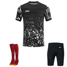 Jako Trikotsatz ABSOLUTE KA Herren Damen 3-teilig Fussball Trikot Unterziehhose kurz Stutzenstrumpf