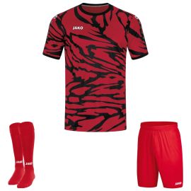 Jako Trikotsatz Animal Herren Damen 3-teilig Fussball Trikot Fussball Short Sockenstutzen