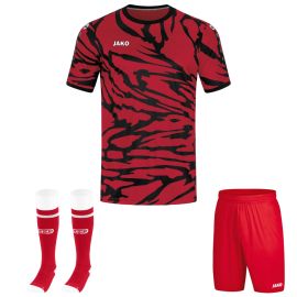 Jako Trikotsatz Animal Herren Damen 3-teilig Fussball Trikot Fussball Short Stutzenstrumpf