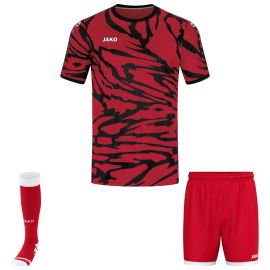 Jako Trikotsatz Animal Herren Damen 3-teilig Fussball Trikot Shorts Sockenstutzen