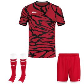Jako Trikotsatz Animal Herren Damen 3-teilig Fussball Trikot Shorts Stutzenstrumpf