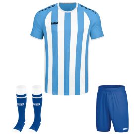 Jako Trikotsatz Inter Herren Damen 3-teilig Fussball Trikot Fussball Short mit Innenslip Stutzenstrumpf