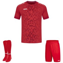 Jako Trikotsatz Pixel Herren Damen 3-teilig Fussball Trikot Fussball Short Sockenstutzen