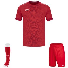 Jako Trikotsatz Pixel Herren Damen 3-teilig Fussball Trikot Fussball Short Sockenstutzen