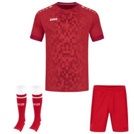 Jako Trikotsatz Pixel Herren Damen 3-teilig Fussball Trikot Short Stutzenstrumpf