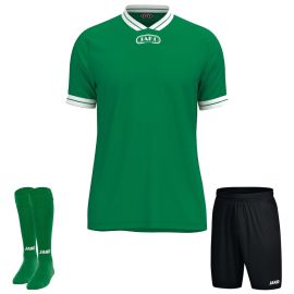 Jako Trikotsatz Retro Herren Damen 3-teilig Trikot Fussball Short mit Innenslip Sockenstutzen