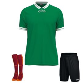 Jako Trikotsatz Retro Herren Damen 3-teilig Trikot Fussball Short mit Innenslip Stutzenstrumpf