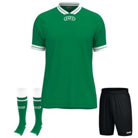 Jako Trikotsatz Retro Herren Damen 3-teilig Trikot Fussball Short mit Innenslip Stutzenstrumpf