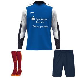 Jako Trikotsatz Sparkasse Aachen Dynamic Kinder 3-teilig Longsleeve Short Stutzenstrumpf