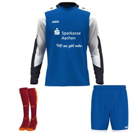 Jako Trikotsatz Sparkasse Aachen Dynamic Kinder 3-teilig Longsleeve Shorts Stutzenstrumpf