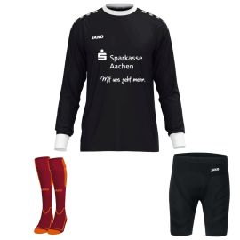 Jako Trikotsatz Sparkasse Aachen One Herren Damen 3-teilig Torwarttrikot Unterziehhose kurz Stutzenstrumpf